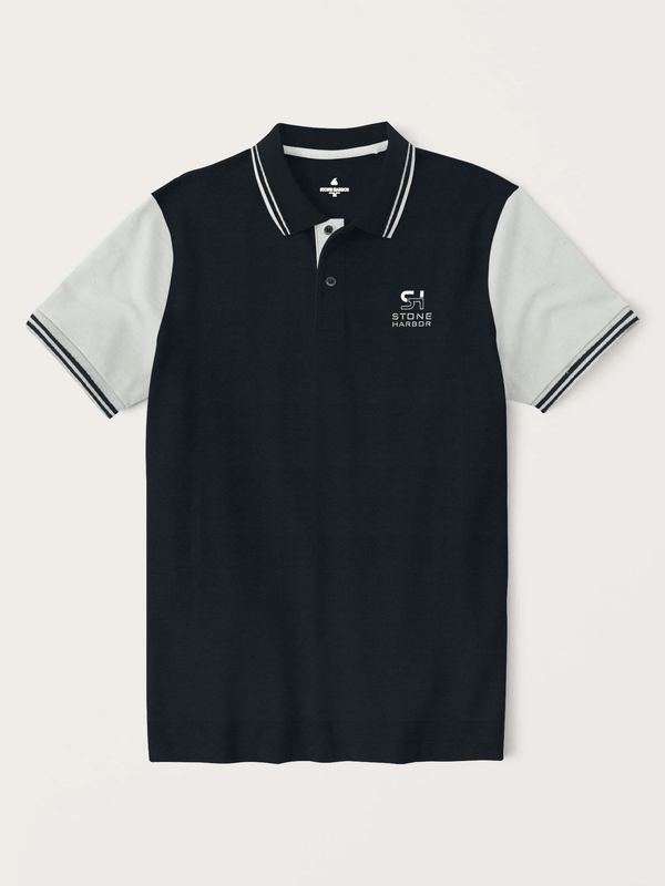 Stone Harbor MEN'S EXCLUSIVE NAVY POLO SHIRT