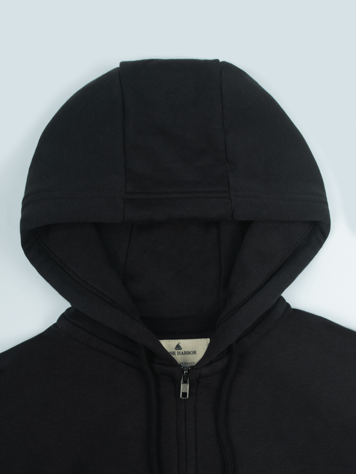 Stone Harbor MEN'S FLEECE BLACK HOODIE