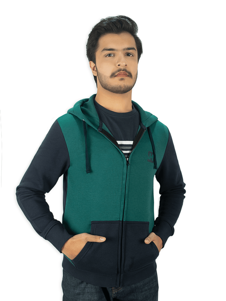 Stone Harbor Men's Hoodies MEN'S EXCLUSIVE CONTRASTING FLEECE HOODIE
