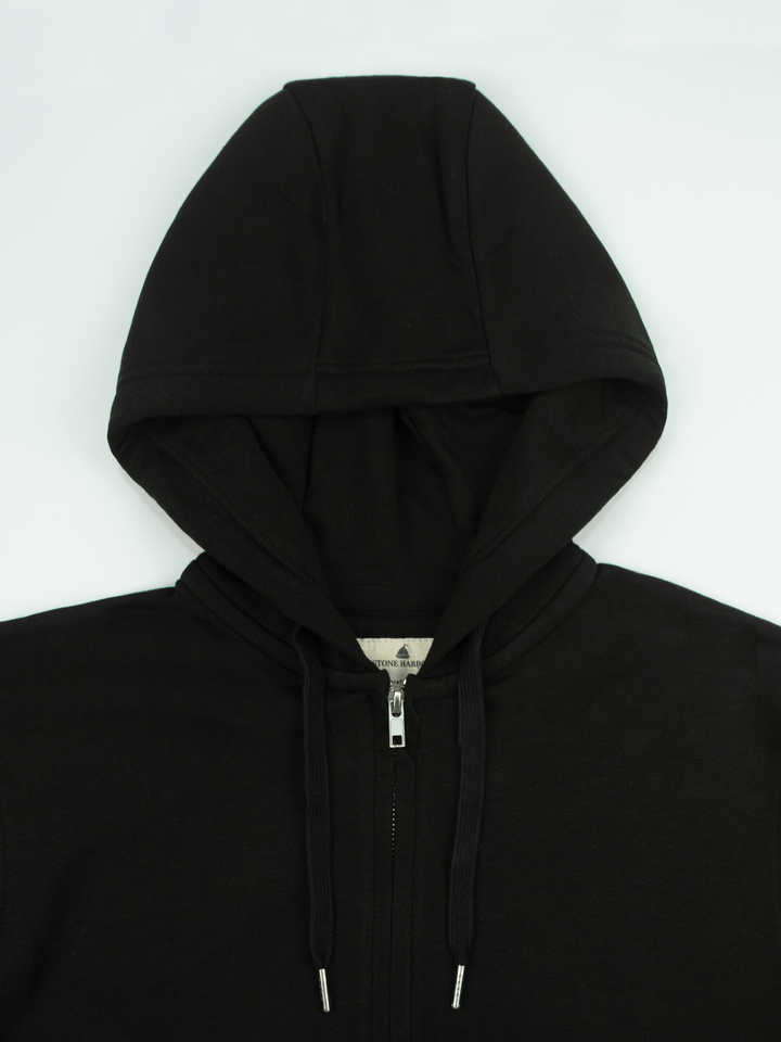 Stone Harbor Men's Hoodies MEN'S PREMIUM BLACK FLEECE HOODIE
