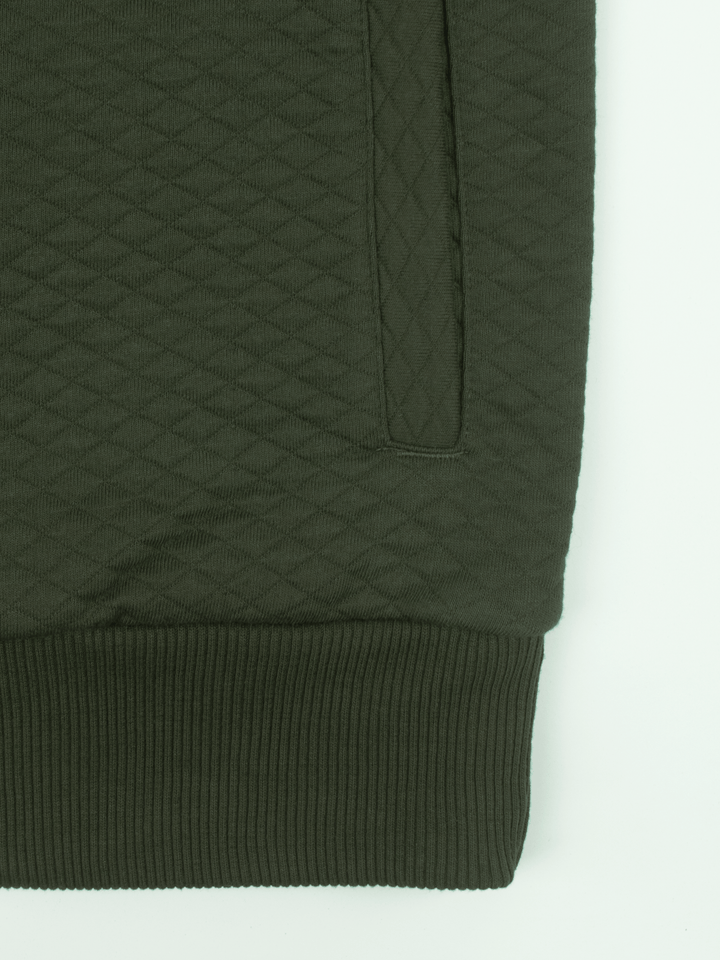 Stone Harbor Men's Jacket MEN'S QUILTED QUARTER ZIP JACKET