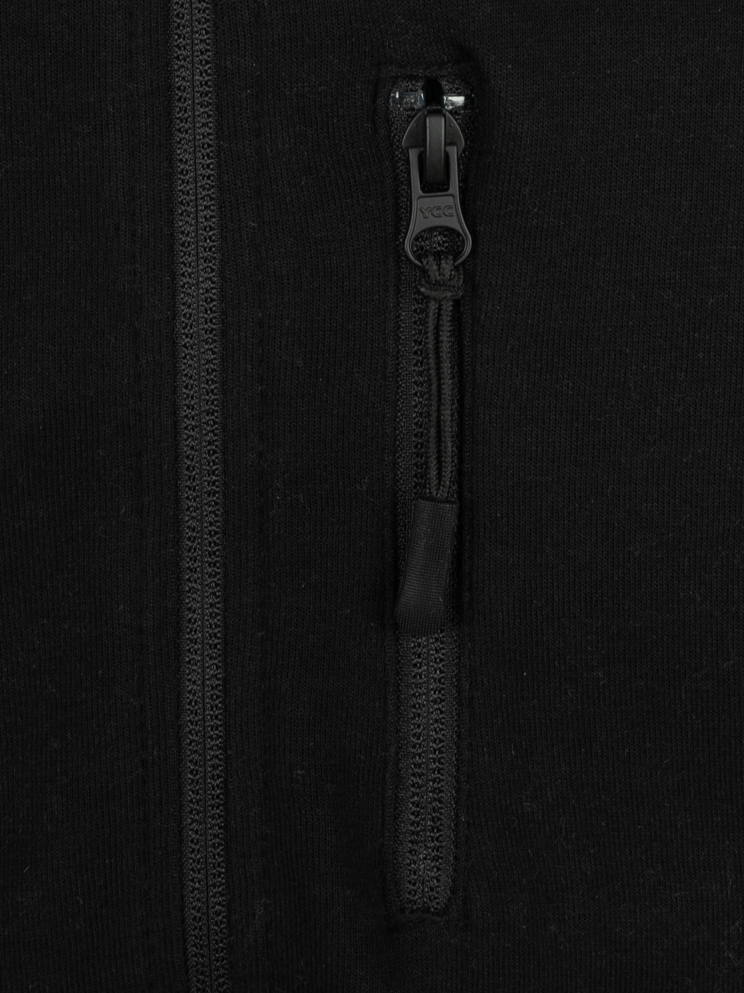Stone Harbor MEN'S JET BLACK ZIP-UP HOODIE
