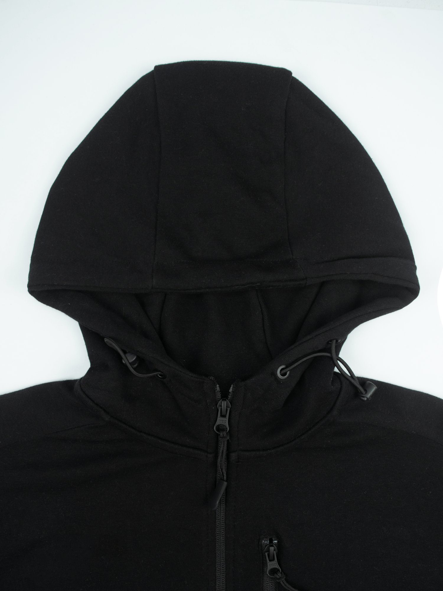 Stone Harbor MEN'S JET BLACK ZIP-UP HOODIE