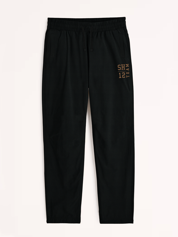 Stone Harbor Men's Jogger MEN'S BLACK WAFFLE JOGGER TROUSER