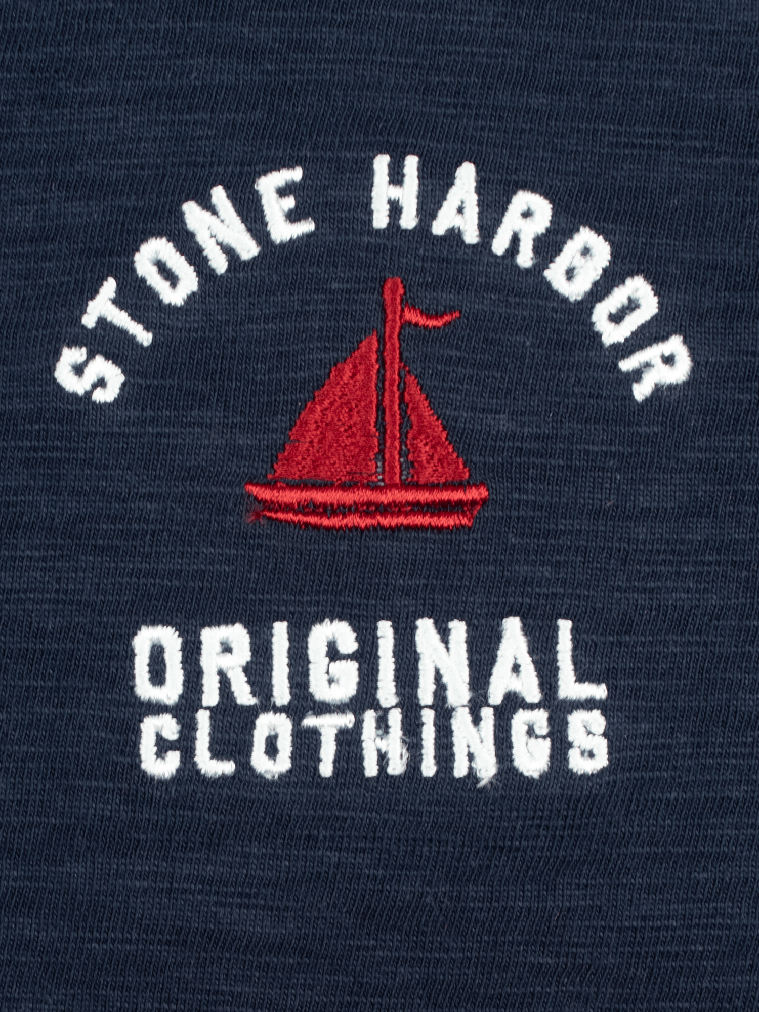 Stone Harbor MEN'S NAVY LONG SLEEVES POLO