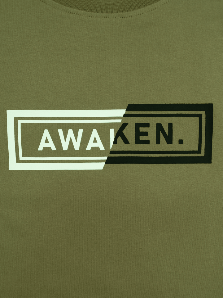 Stone Harbor MEN'S OLIVE AWAKEN T-SHIRT