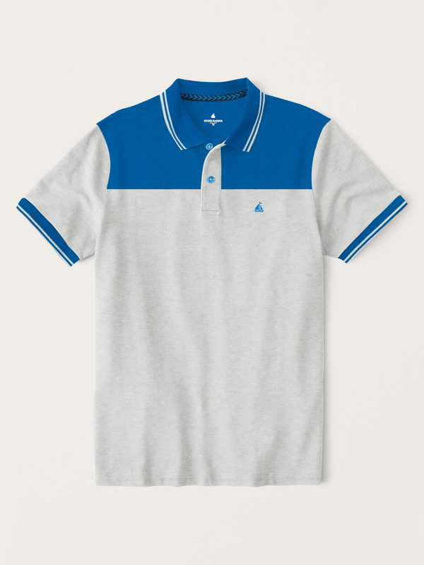 Stone Harbor MEN'S PANELED LOGO POLO SHIRT