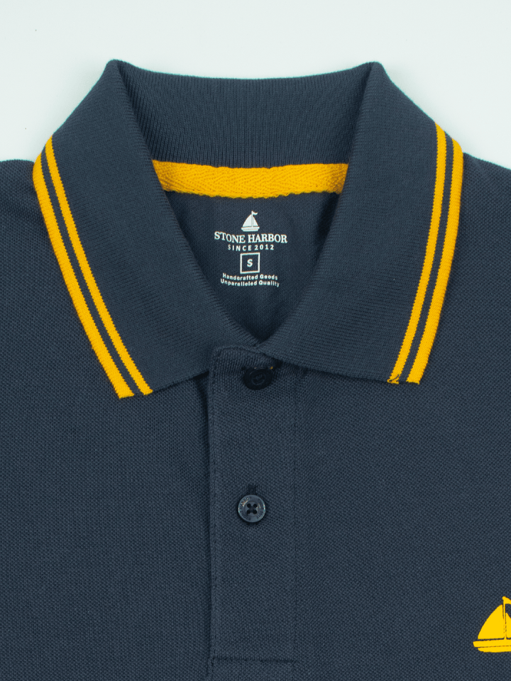 Stone Harbor Men's Polo Shirt MEN'S BLUE SIGNATURE POLO