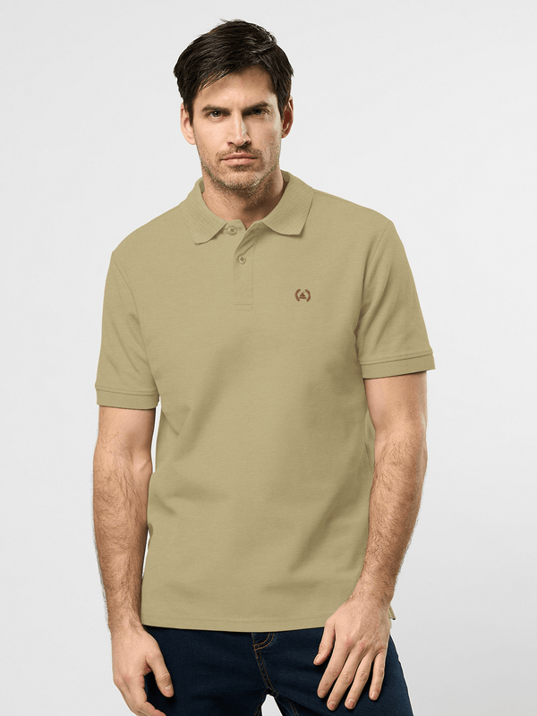 Stone Harbor Men's Polo Shirt MEN'S CLASSIC CAMEL POLO SHIRT