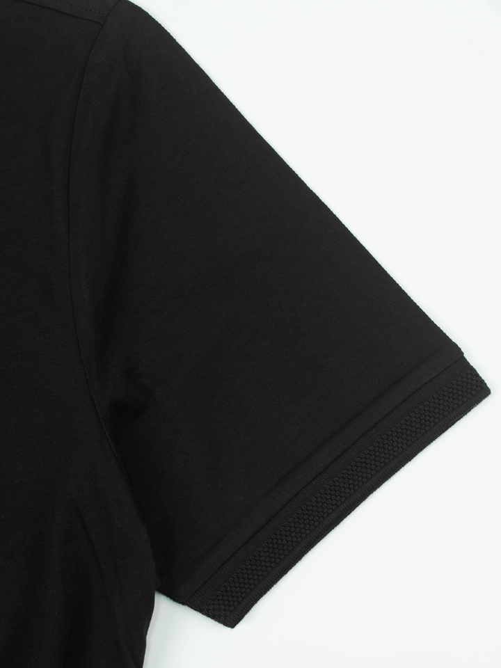Stone Harbor Men's Polo Shirt MEN'S ELITE BLACK POLO SHIRT