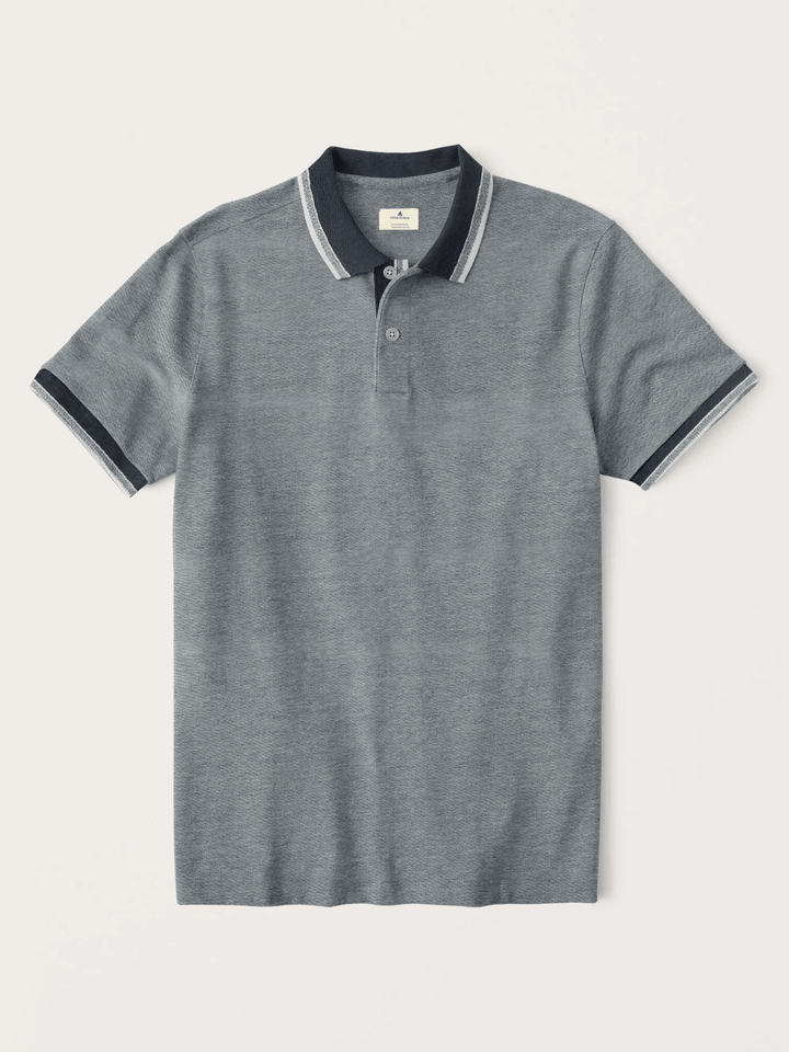 Stone Harbor Men's Polo Shirt MEN'S ELITE DUAL TONE POLO SHIRT
