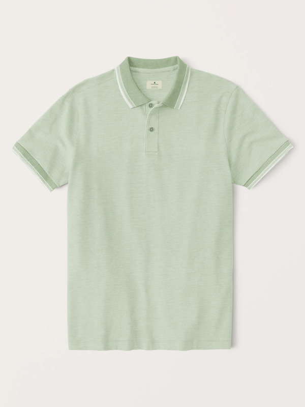 Stone Harbor Men's Polo Shirt MEN'S ELITE SEA GREEN POLO SHIRT