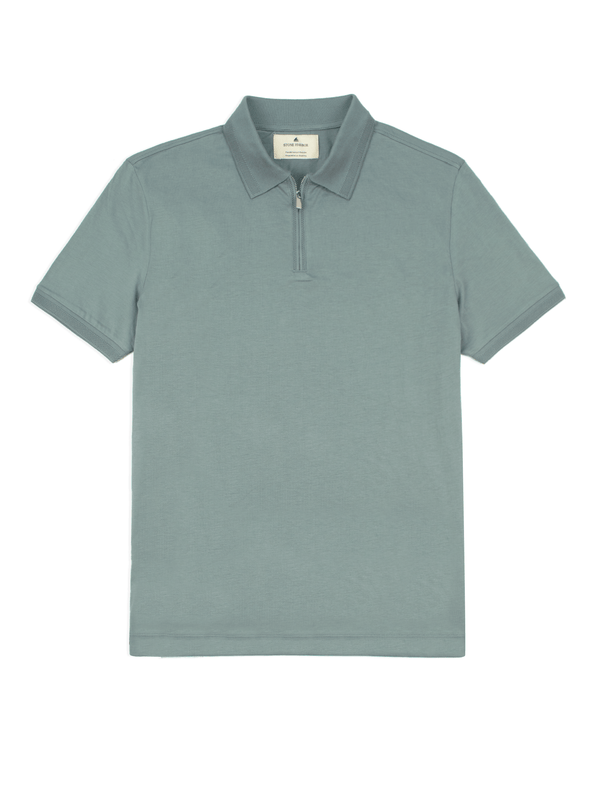 Stone Harbor Men's Polo Shirt MEN'S ELITE SLATE BLUE POLO SHIRT