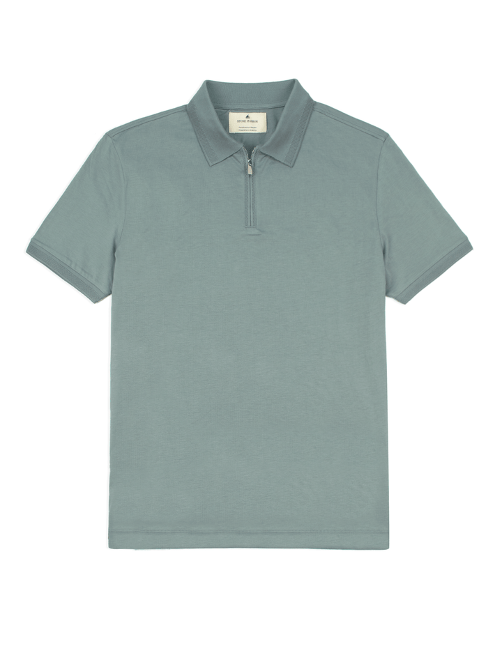 Stone Harbor Men's Polo Shirt MEN'S ELITE SLATE BLUE POLO SHIRT