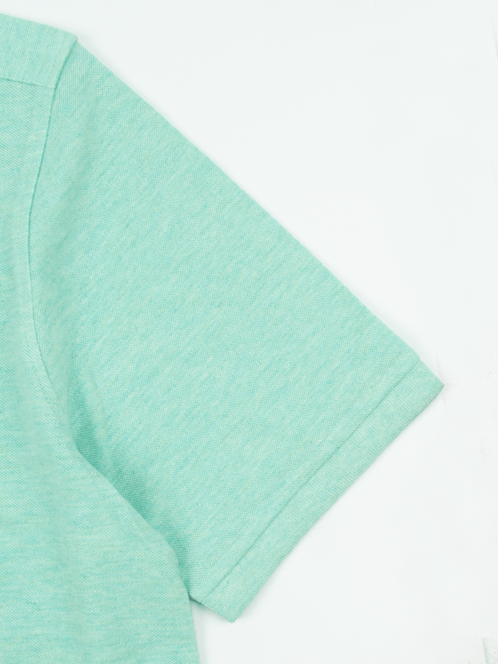 Stone Harbor Men's Polo Shirt MEN'S TEXTURED AQUA POLO SHIRT