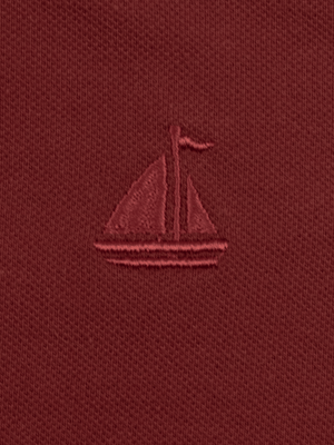Stone Harbor MEN'S PREMIUM BURGUNDY POLO SHIRT