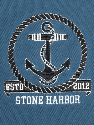 Stone Harbor MEN'S PREMIUM EMBELLISHED POLO SHIRT