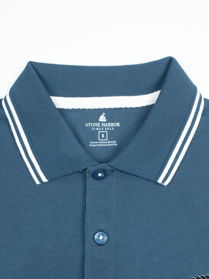 Stone Harbor MEN'S PREMIUM LIGHT NAVY POLO