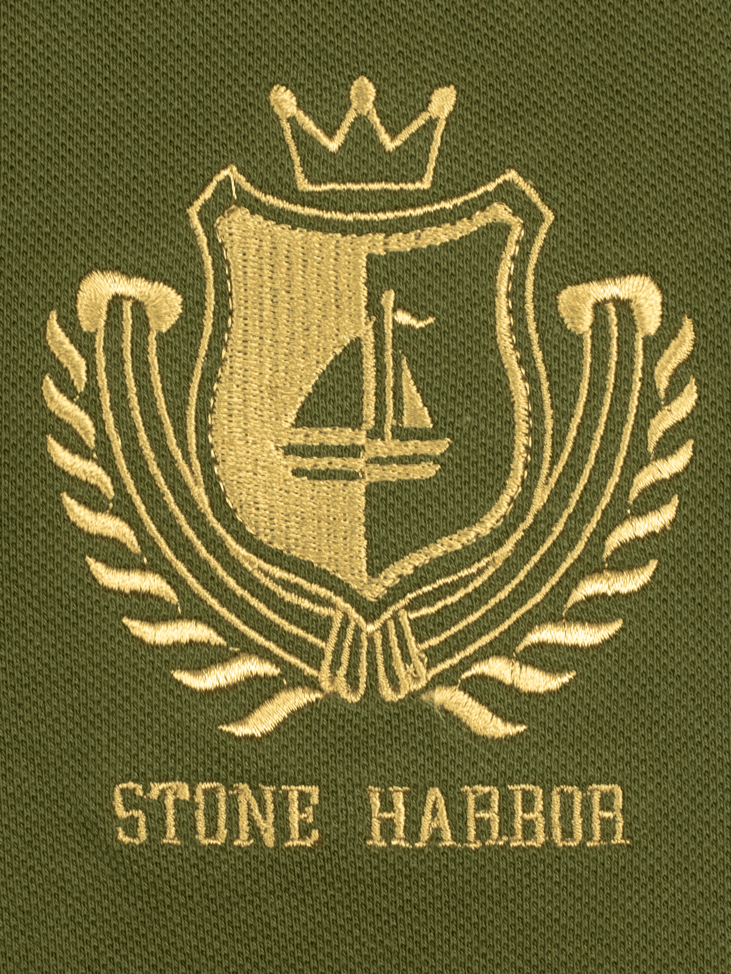 Stone Harbor MEN'S PREMIUM OLIVE POLO SHIRT