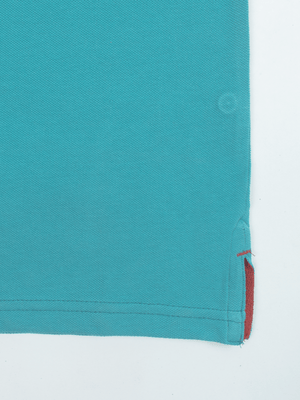 Stone Harbor MEN'S PREMIUM TEAL TWIN-TIPPED POLO