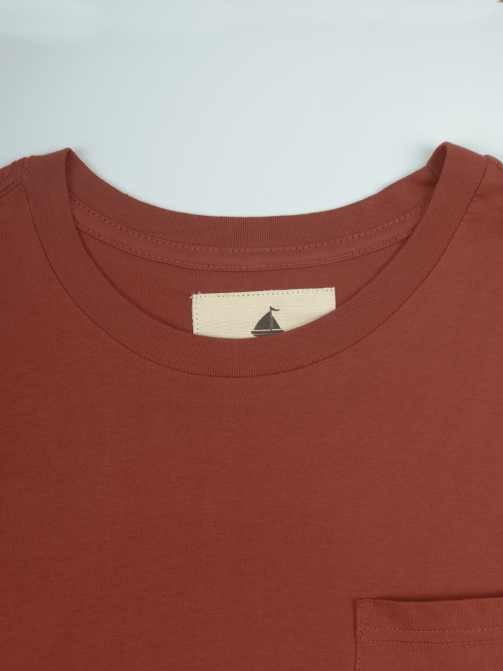 Stone Harbor MEN'S RELAX FIT RUST T-SHIRT