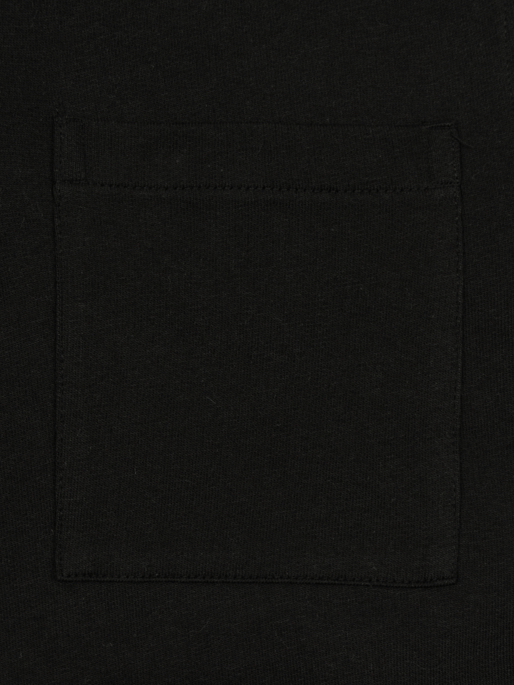 Stone Harbor Men's Rugby Shirt MEN'S BLACK QUARTER ZIP RUGBY