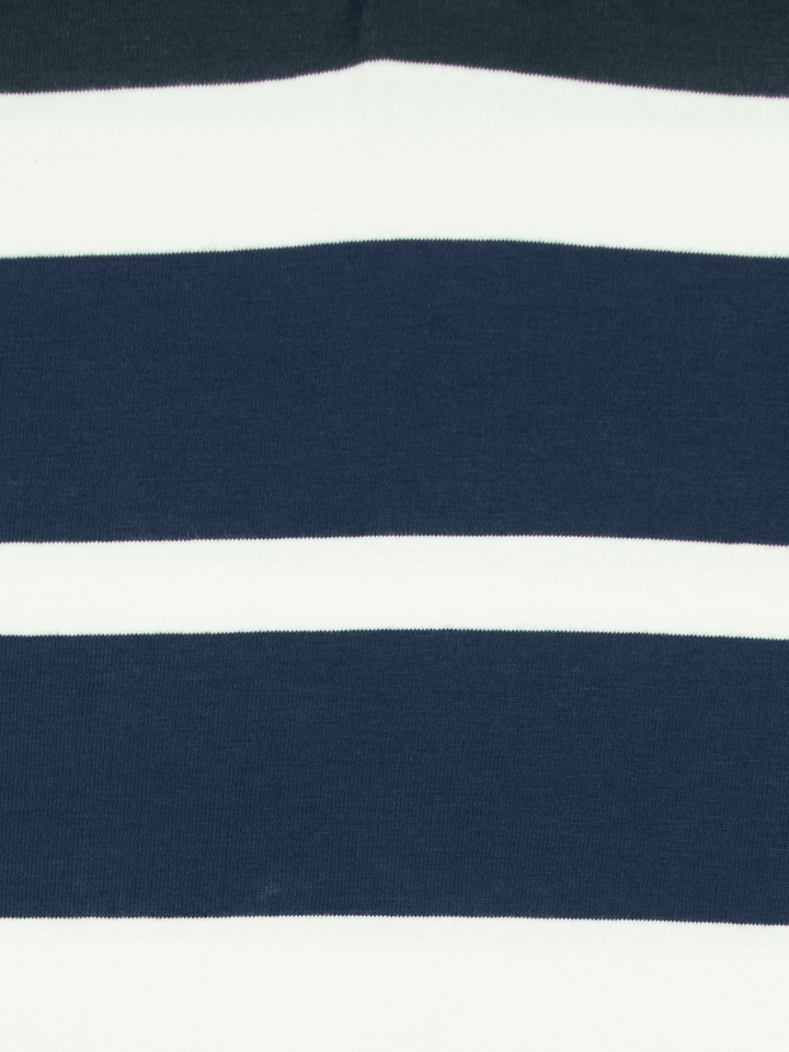 Stone Harbor Men's Rugby Shirt MEN'S NAVY STRIPER SIGNATURE RUGBY