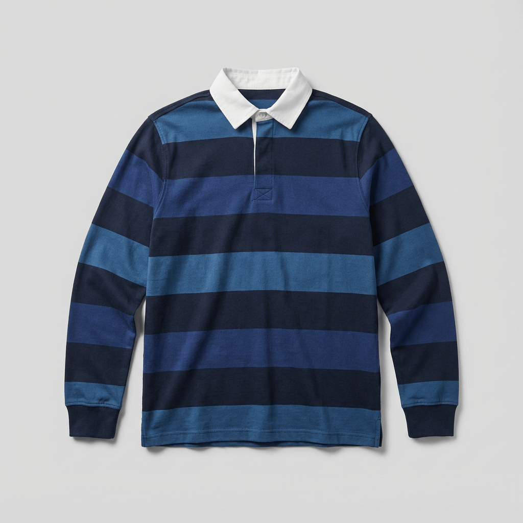 MEN'S PREMIUM BLACK STRIPED RUGBY – Stoneharbor.com.pk