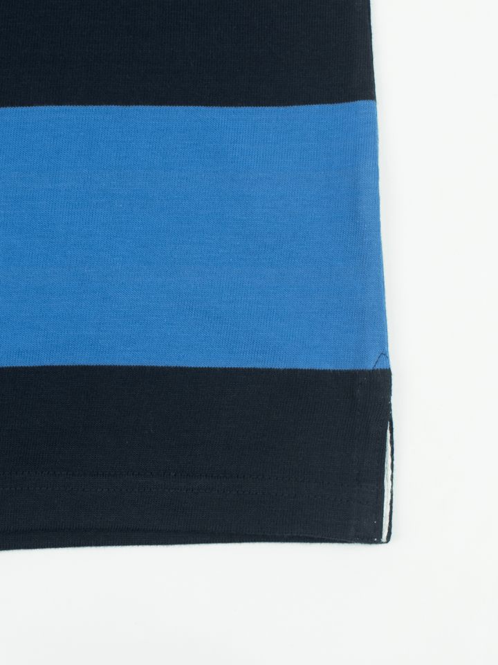 Stone Harbor Men's Rugby Shirt MEN'S PREMIUM STRIPED YARN DYED RUGBY