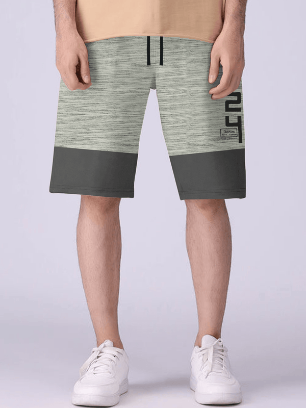 Stone Harbor Men's Short MEN'S GREY PANELED SHORTS