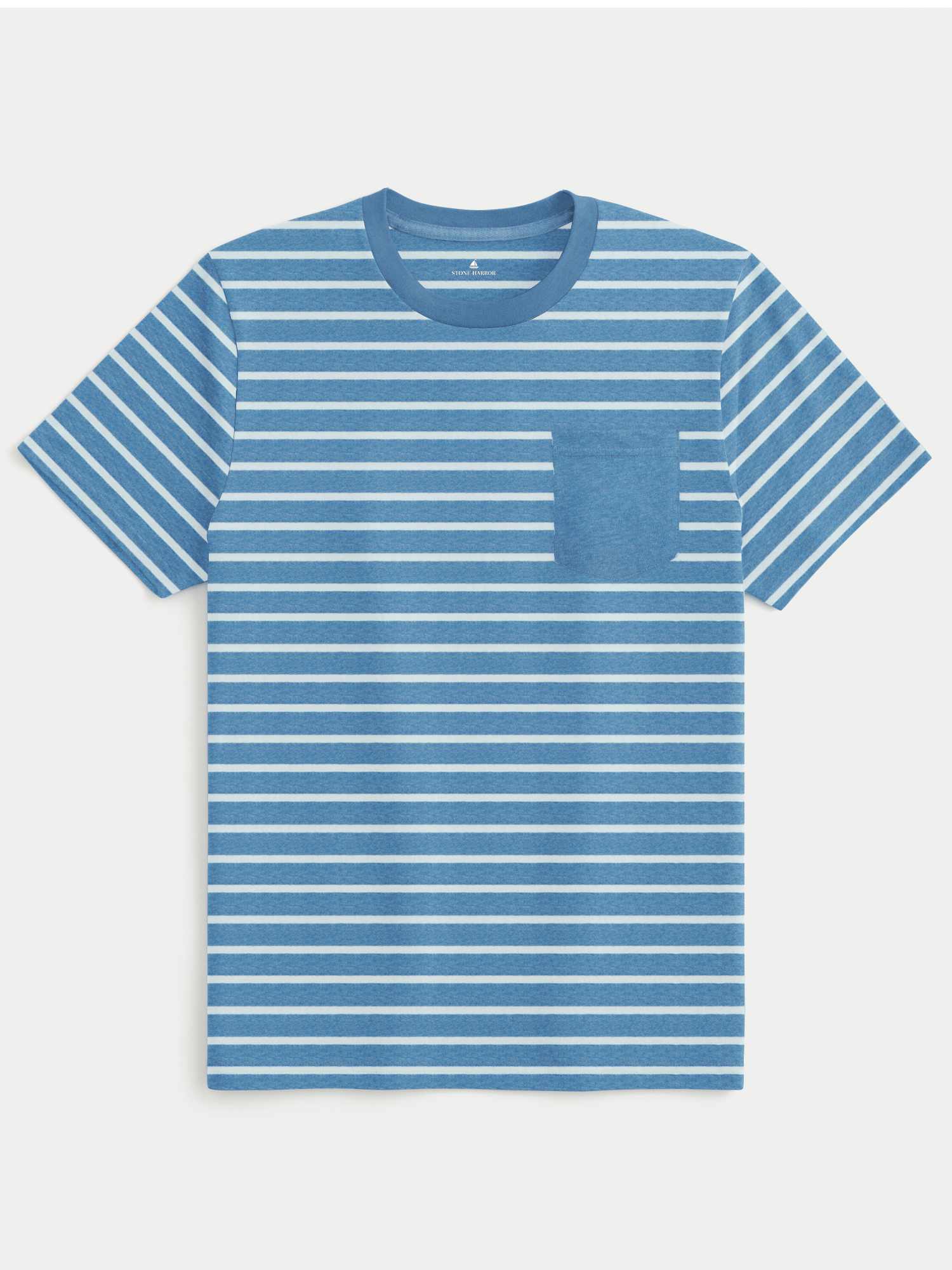 men's striped pocket tee shirts