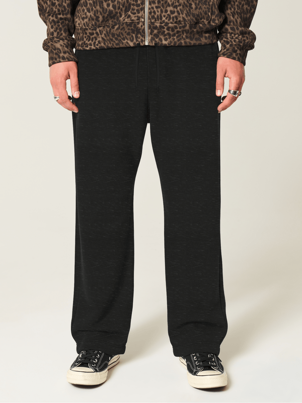 Stone Harbor Men's Sweat Pants MEN'S BLACK FLEECE JOGGER TROUSER