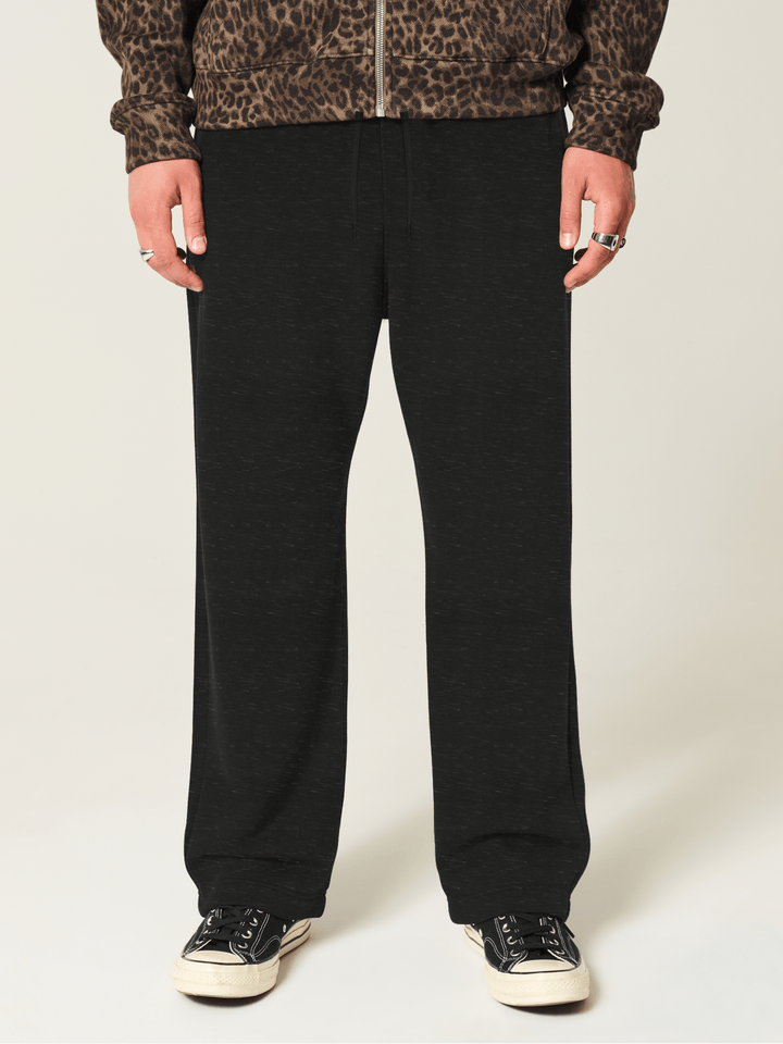 Stone Harbor Men's Sweat Pants MEN'S BLACK FLEECE JOGGER TROUSER