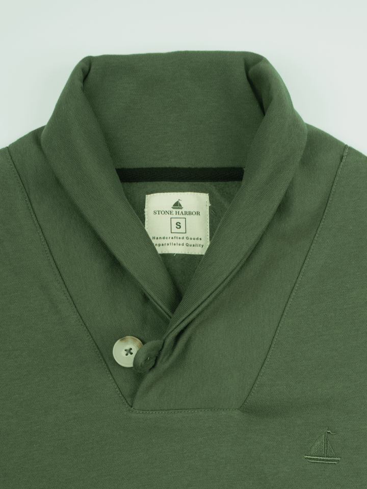 Stone Harbor Men's Sweatshirt MEN'S EXCLUSIVE FLEECE SHAWL NECK SHIRT