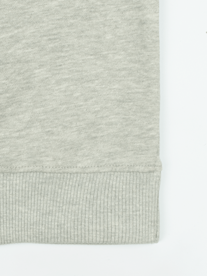 Stone Harbor Men's Sweatshirt MEN'S GREY STRIPED FLEECE SWEATSHIRT