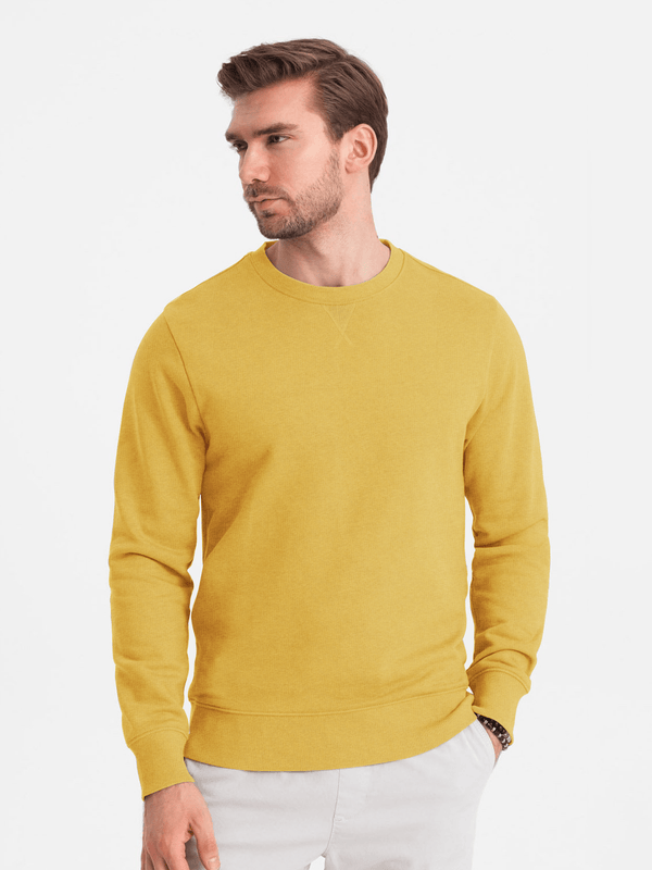 Stone Harbor Men's Sweatshirt MEN'S MUSTARD FLEECE SWEATSHIRT