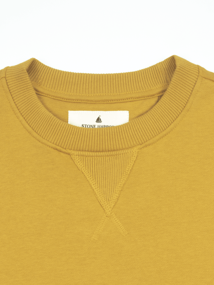 Stone Harbor Men's Sweatshirt MEN'S MUSTARD FLEECE SWEATSHIRT