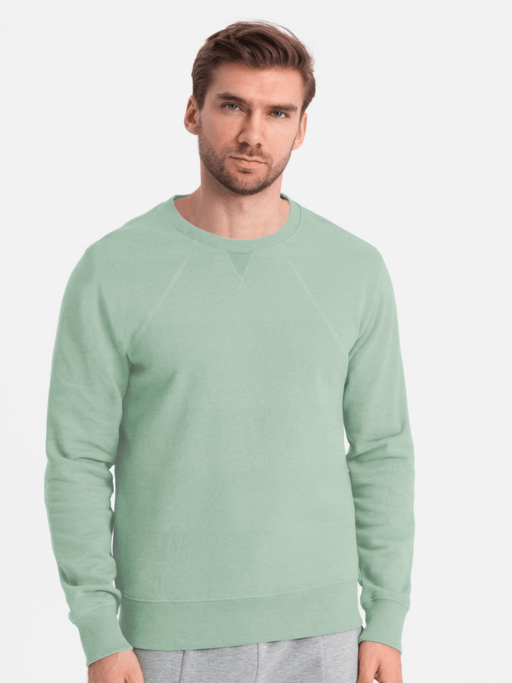 Stone Harbor Men's Sweatshirt MEN'S SAGE FLEECE RAGLAN SWEATSHIRT