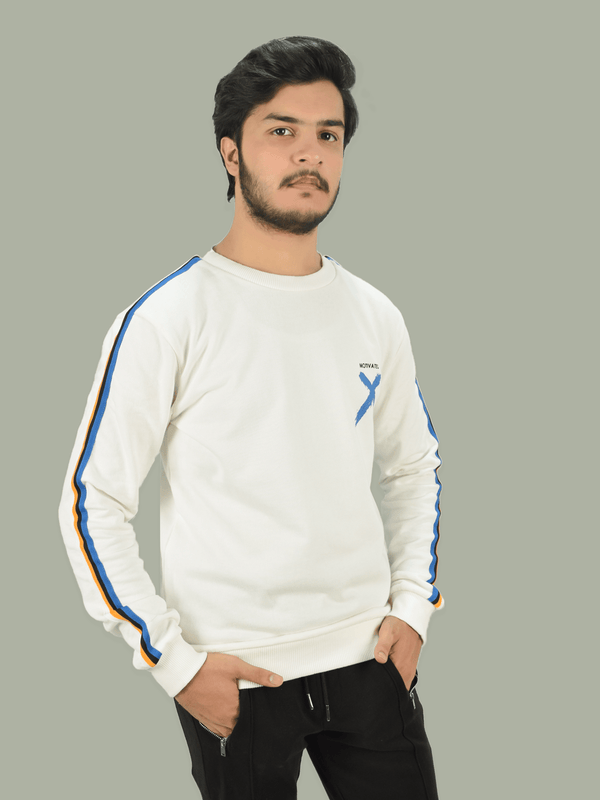 Stone Harbor Men's Sweatshirt White / S MEN'S MOTIVATED GRAPHIC SWEATSHIRT