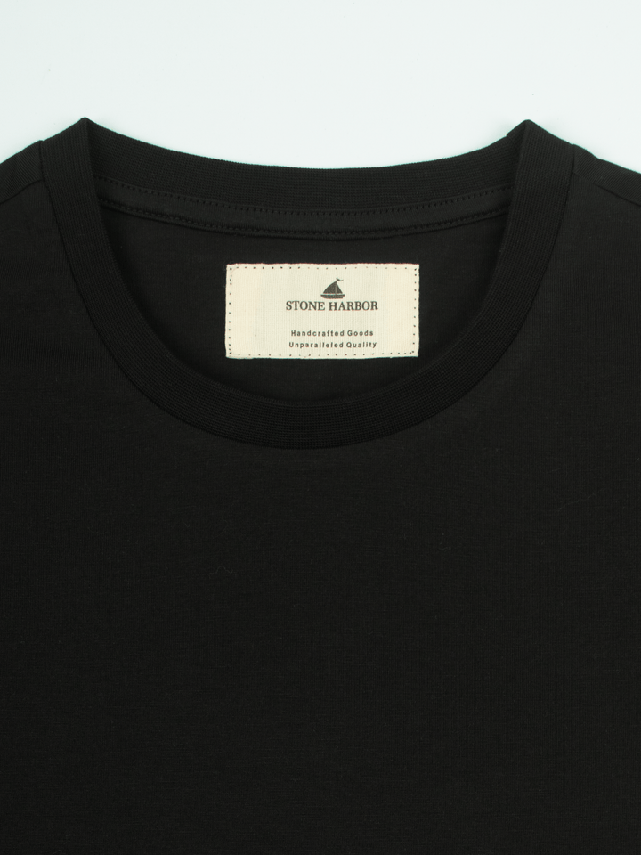 Stone Harbor Men's T-Shirt MEN'S BOLD BLACK T-SHIRT
