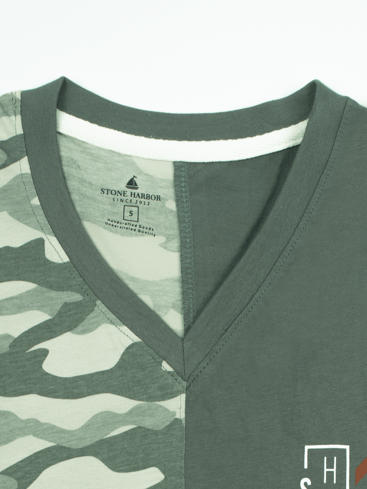 Stone Harbor Men's T-Shirt MEN'S CAMO BLOCK T-SHIRT