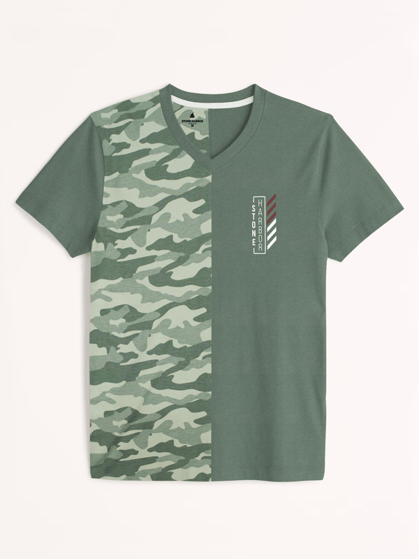 Stone Harbor Men's T-Shirt MEN'S CAMO BLOCK T-SHIRT