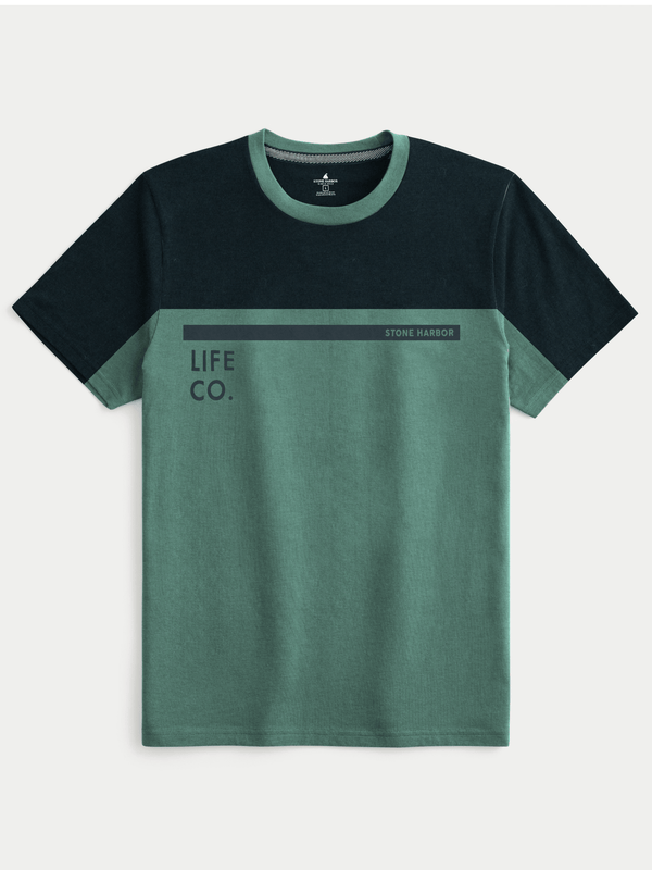 Stone Harbor Men's T-Shirt MEN'S LIFE COLOR BLOCK T-SHIRT