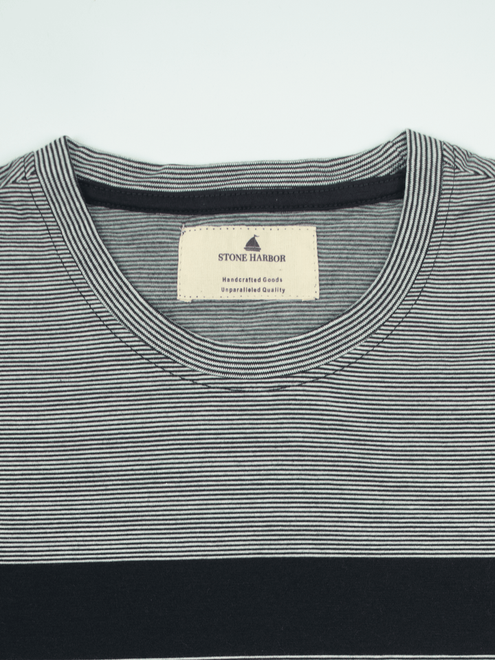 Stone Harbor Men's T-Shirt MEN'S NAVY YARN DYED T-SHIRT