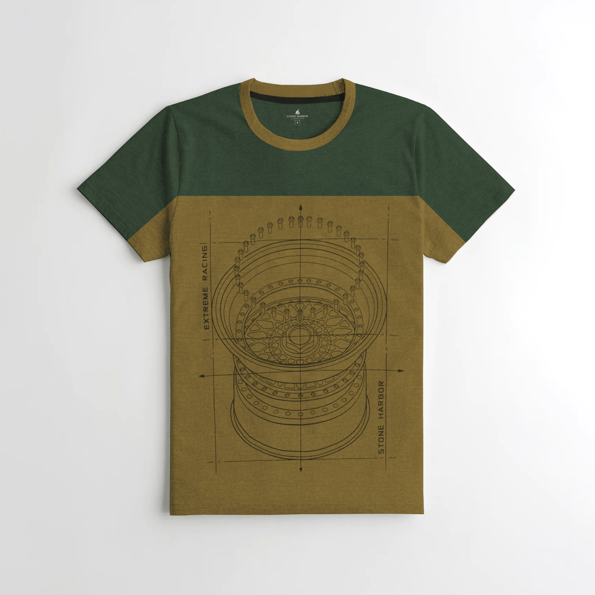 Stone Harbor Men&#39;s T-Shirt MEN&#39;S PREMIUM PANELED T-SHIRT