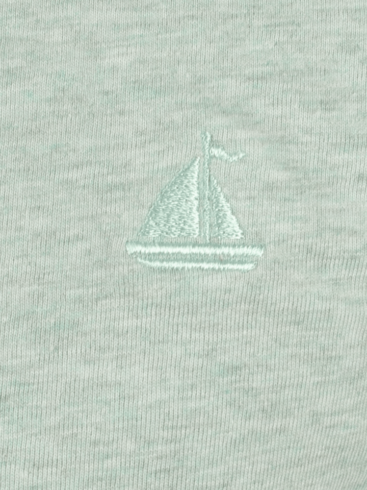 Stone Harbor Men's T-Shirt MEN'S TEXTURED AQUA T-SHIRT