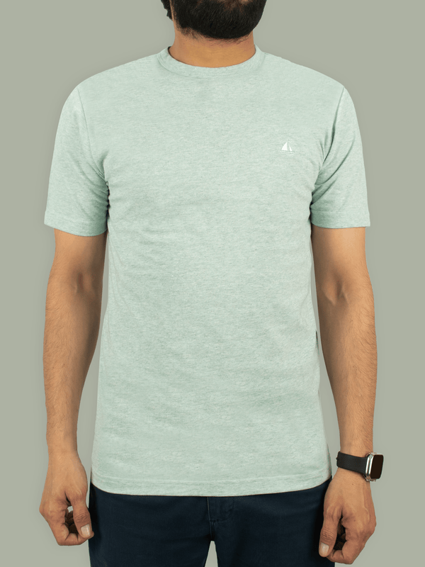 Stone Harbor Men's T-Shirt MEN'S TEXTURED AQUA T-SHIRT