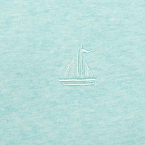 Stone Harbor Men's T-Shirt MEN'S TEXTURED AQUA T-SHIRT