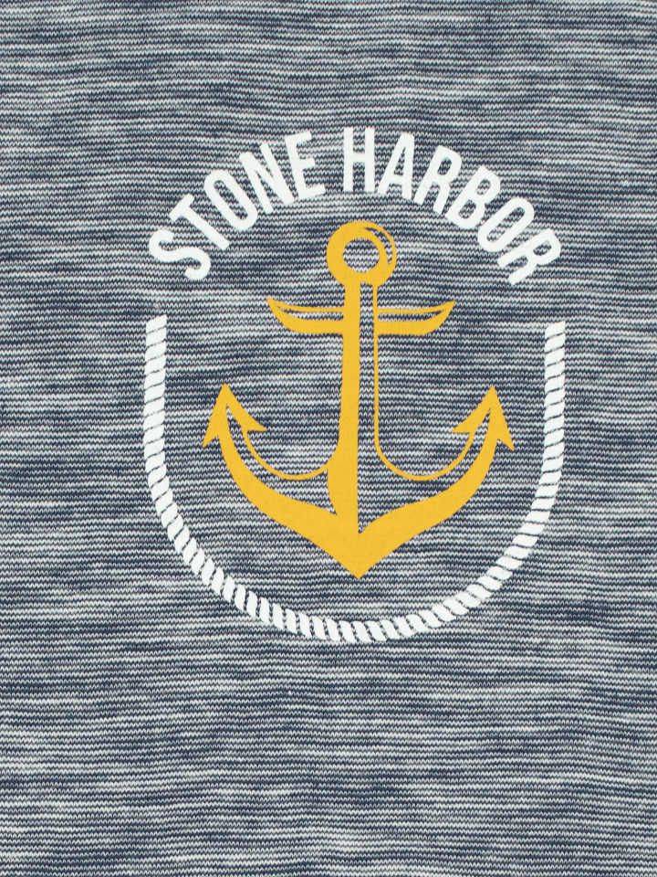 Stone Harbor Men's T-Shirt MEN'S TEXTURED BLUE T-SHIRT