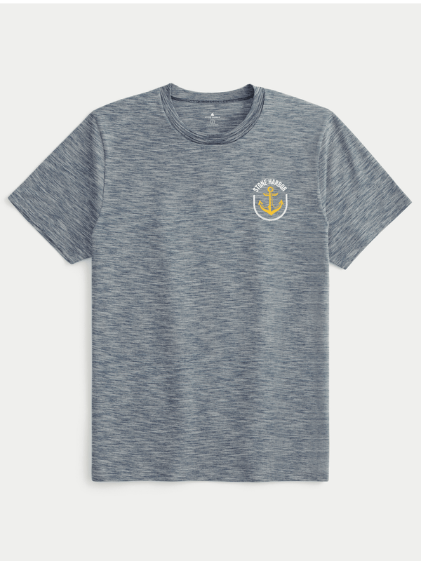 Stone Harbor Men's T-Shirt MEN'S TEXTURED BLUE T-SHIRT